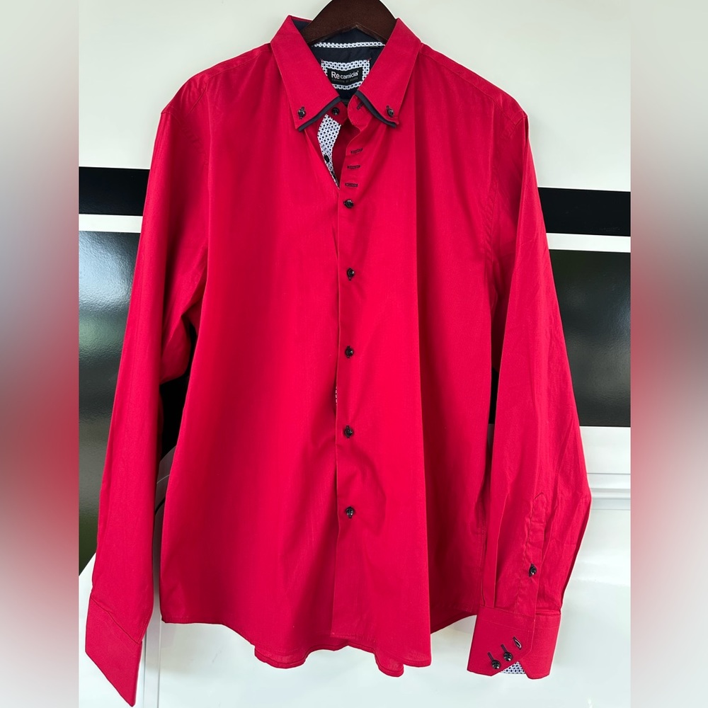 NWOT, ReCamicia Di Moda Venice Italian Dress Shirts, Italian 3XL (American XL)